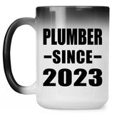 Plumber Since 2023 - 15oz Color Changing Mug