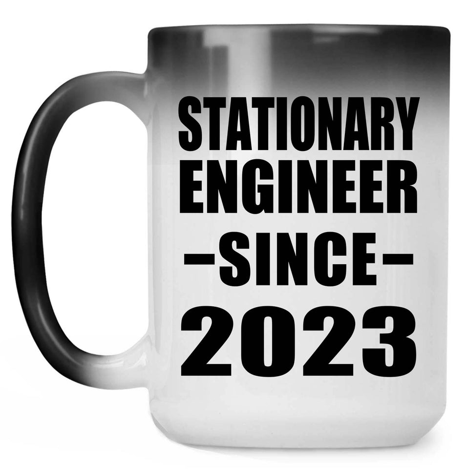 Stationary Engineer Since 2023 - 15oz Color Changing Mug