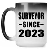Surveyor Since 2023 - 15oz Color Changing Mug