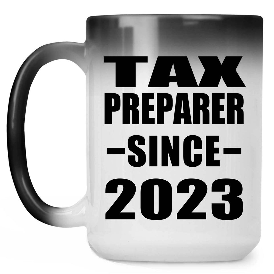 Tax Preparer Since 2023 - 15oz Color Changing Mug