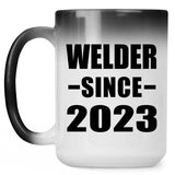 Welder Since 2023 - 15oz Color Changing Mug