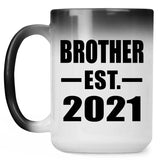 Brother Established EST. 2021 - 15oz Color Changing Mug