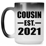 Cousin Established EST. 2021 - 15oz Color Changing Mug