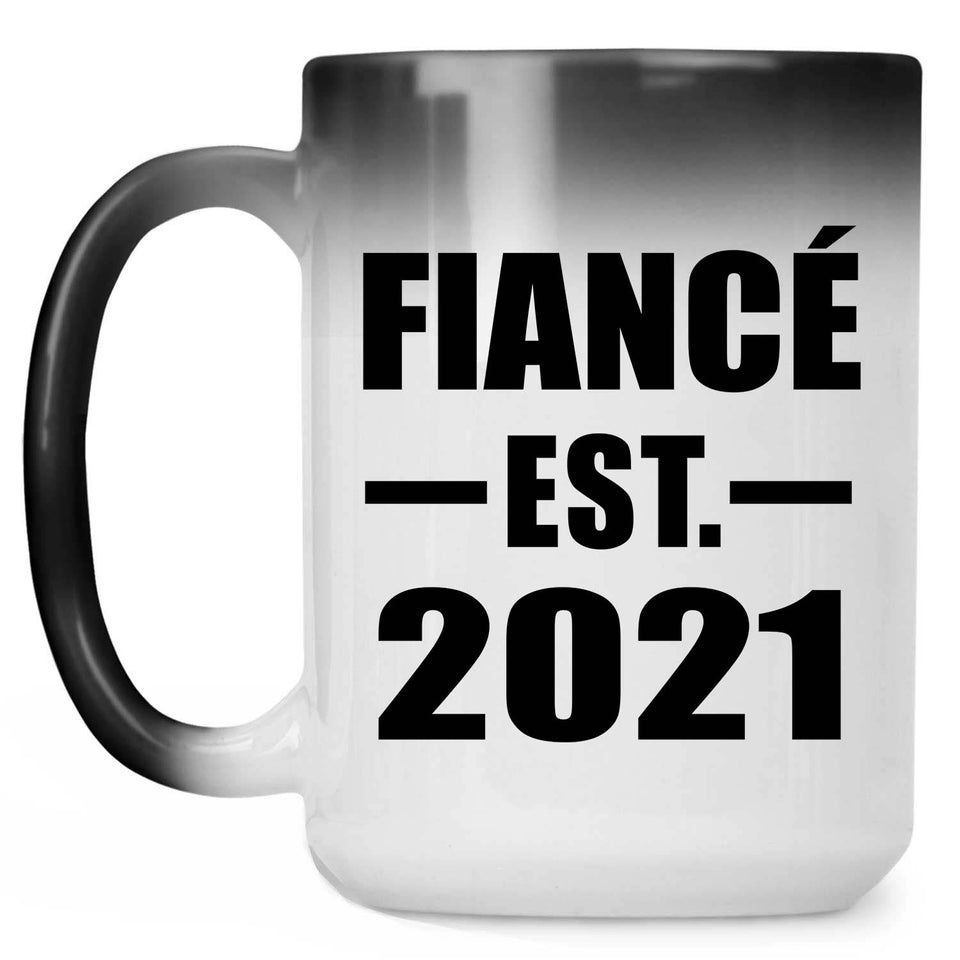 Fiance Established EST. 2021 - 15oz Color Changing Mug