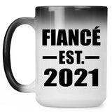 Fiance Established EST. 2021 - 15oz Color Changing Mug