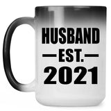 Husband Established EST. 2021 - 15oz Color Changing Mug