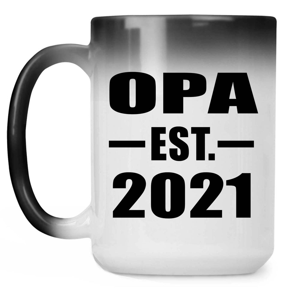 Opa Established EST. 2021 - 15oz Color Changing Mug