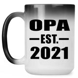Opa Established EST. 2021 - 15oz Color Changing Mug