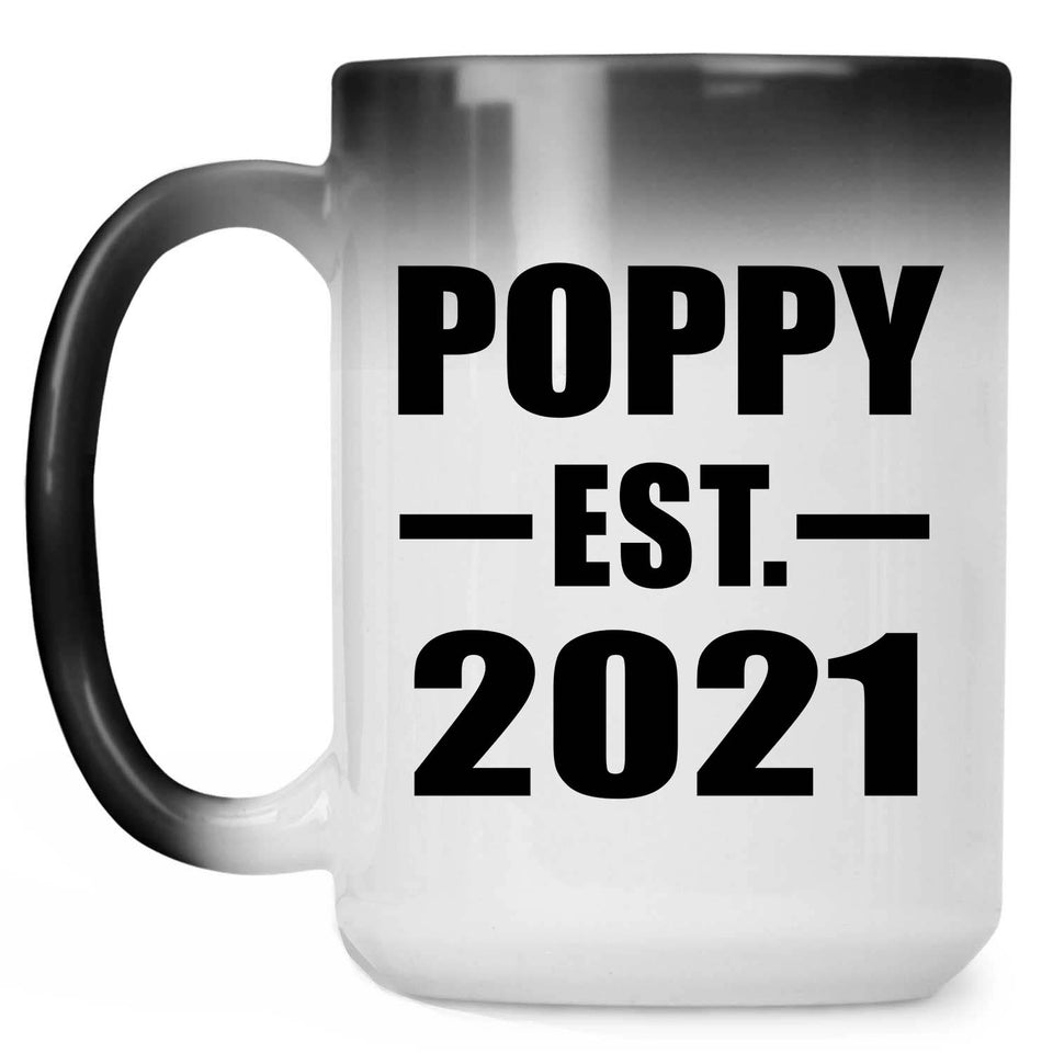Poppy Established EST. 2021 - 15oz Color Changing Mug