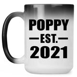 Poppy Established EST. 2021 - 15oz Color Changing Mug