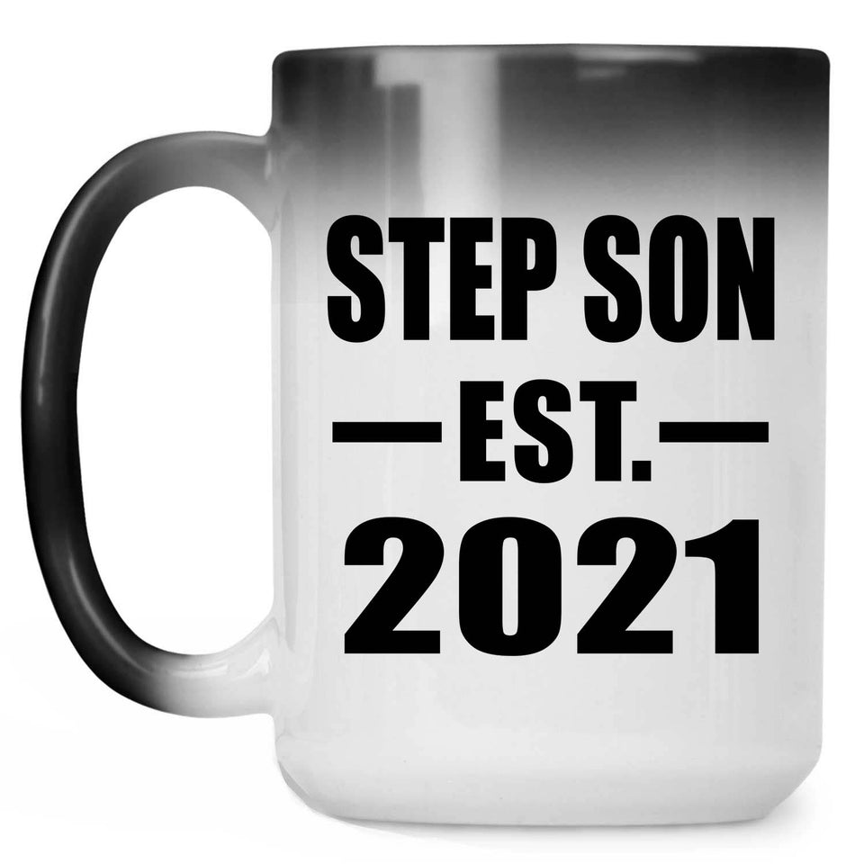 Step Son Established EST. 2021 - 15oz Color Changing Mug