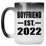 Boyfriend Established EST. 2022 - 15oz Color Changing Mug