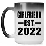 Girlfriend Established EST. 2022 - 15oz Color Changing Mug
