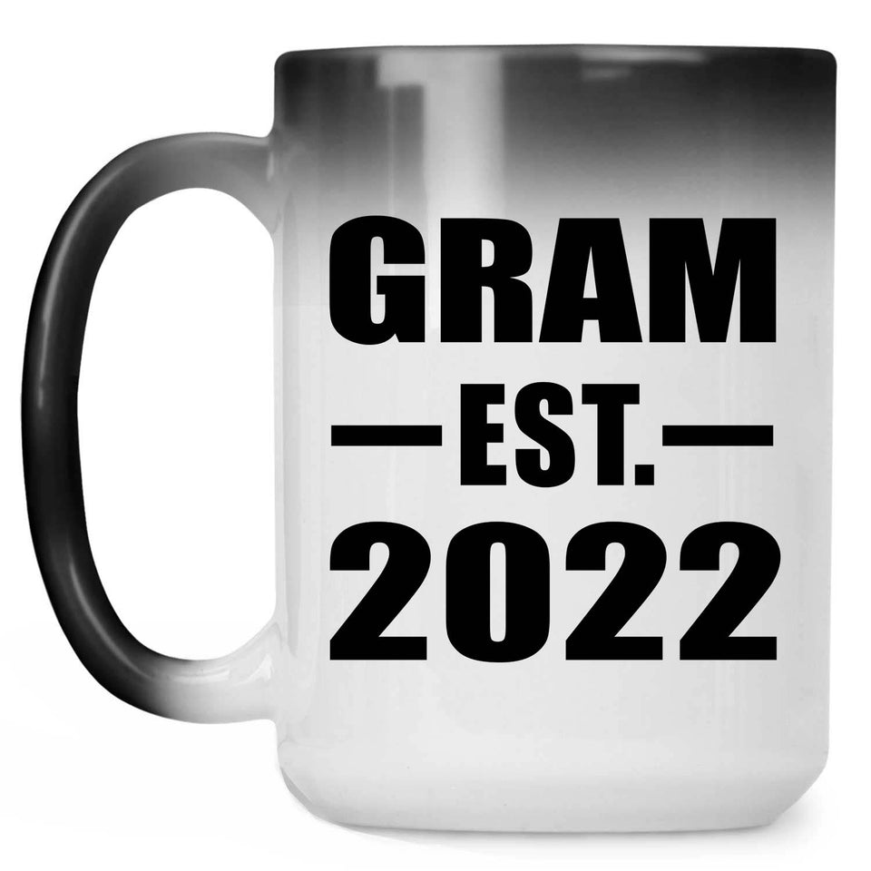 Gram Established EST. 2022 - 15oz Color Changing Mug
