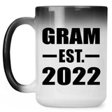 Gram Established EST. 2022 - 15oz Color Changing Mug