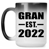 Gran Established EST. 2022 - 15oz Color Changing Mug