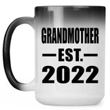 Grandmother Established EST. 2022 - 15oz Color Changing Mug