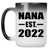 Nana Established EST. 2022 - 15oz Color Changing Mug