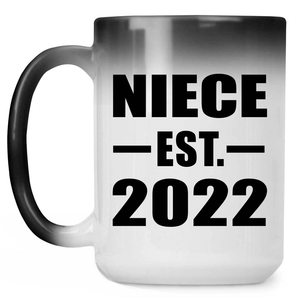 Niece Established EST. 2022 - 15oz Color Changing Mug