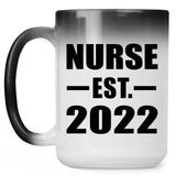 Nurse Established EST. 2022 - 15oz Color Changing Mug