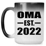 Oma Established EST. 2022 - 15oz Color Changing Mug