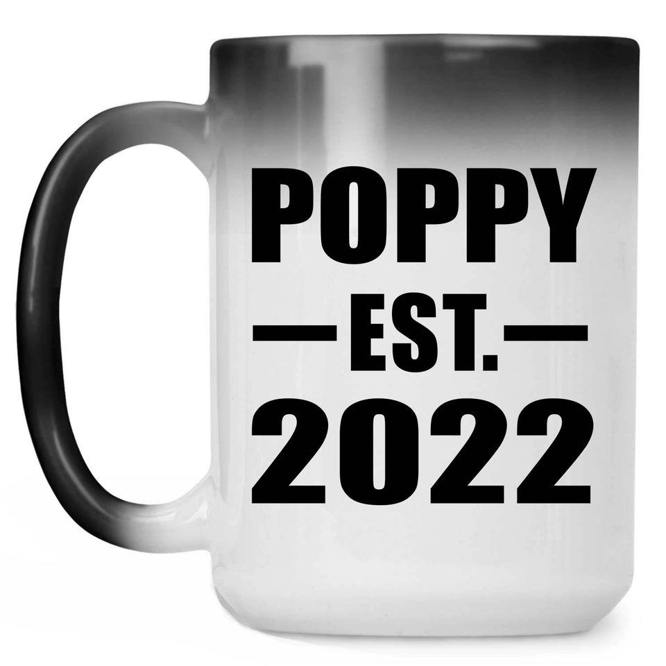 Poppy Established EST. 2022 - 15oz Color Changing Mug