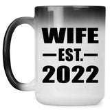 Wife Established EST. 2022 - 15oz Color Changing Mug