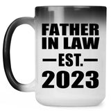 Father In Law Established EST. 2023 - 15oz Color Changing Mug