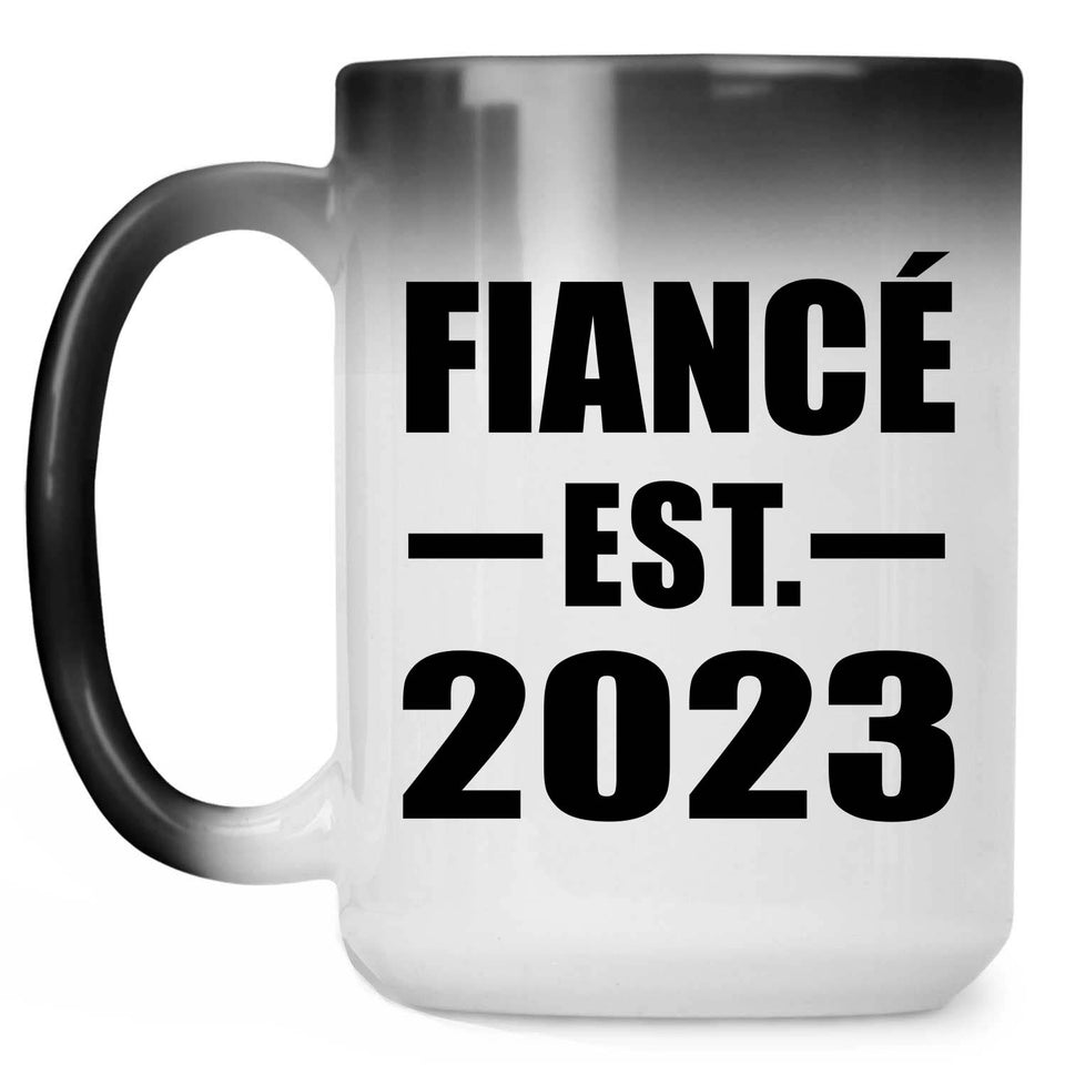 Fiance Established EST. 2023 - 15oz Color Changing Mug