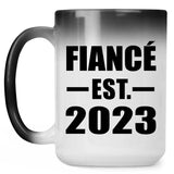 Fiance Established EST. 2023 - 15oz Color Changing Mug