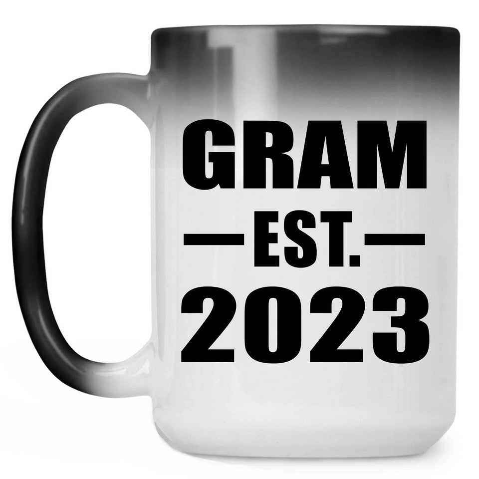 Gram Established EST. 2023 - 15oz Color Changing Mug