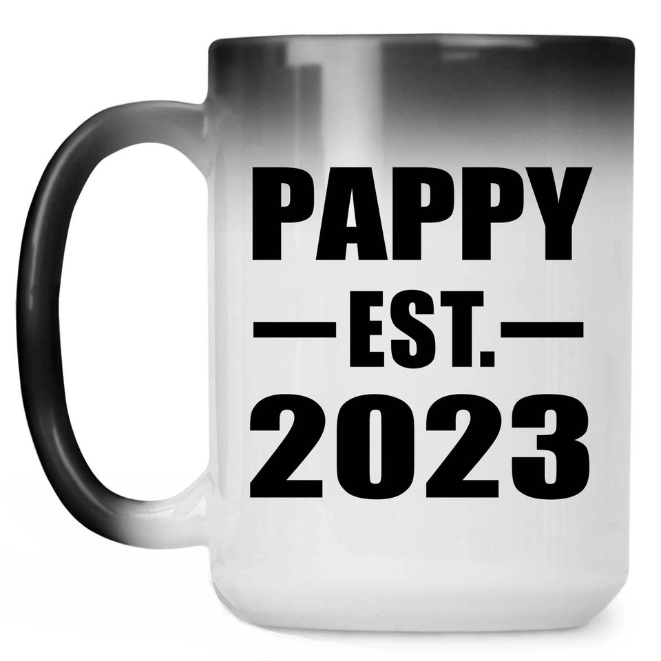 Pappy Established EST. 2023 - 15oz Color Changing Mug