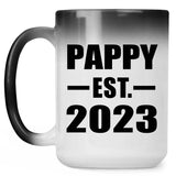 Pappy Established EST. 2023 - 15oz Color Changing Mug