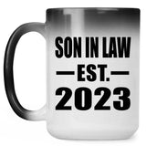 Son In Law Established EST. 2023 - 15oz Color Changing Mug