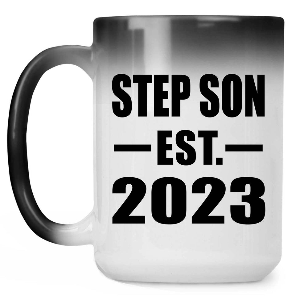 Step Son Established EST. 2023 - 15oz Color Changing Mug