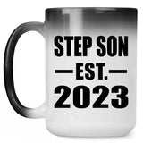 Step Son Established EST. 2023 - 15oz Color Changing Mug