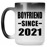 Boyfriend Since 2021 - 15oz Color Changing Mug