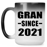Gran Since 2021 - 15oz Color Changing Mug
