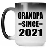 Grandpa Since 2021 - 15oz Color Changing Mug
