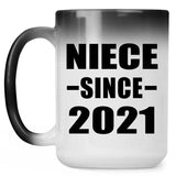 Niece Since 2021 - 15oz Color Changing Mug
