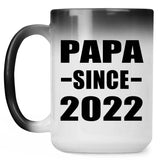 Papa Since 2022 - 15oz Color Changing Mug