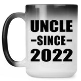 Uncle Since 2022 - 15oz Color Changing Mug