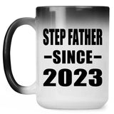 Step Father Since 2023 - 15oz Color Changing Mug