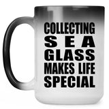 Collecting Sea Glass Makes Life Special - 15oz Color Changing Mug