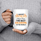 I Am Not Spoiled I Just Have The Best Grandpa In The World - 15 Oz Color Changing Mug