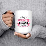 My Favorite People Call Me Grandma - 15 Oz Color Changing Mug