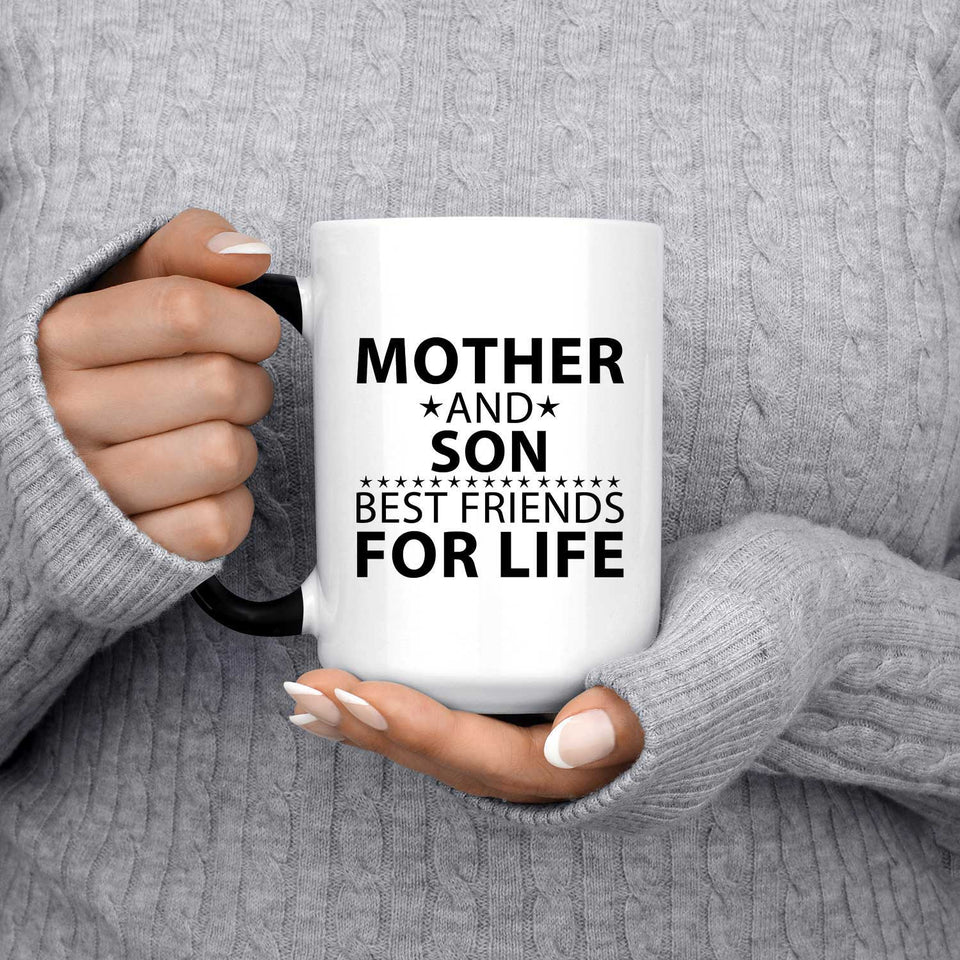 Mother and Son, Best Friends For Life - 15 Oz Color Changing Mug
