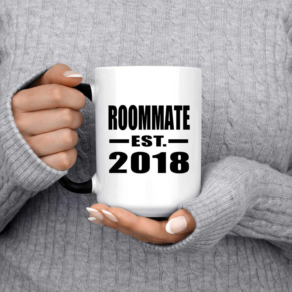 Roommate Est. 2018 - 15 Oz Color Changing Mug