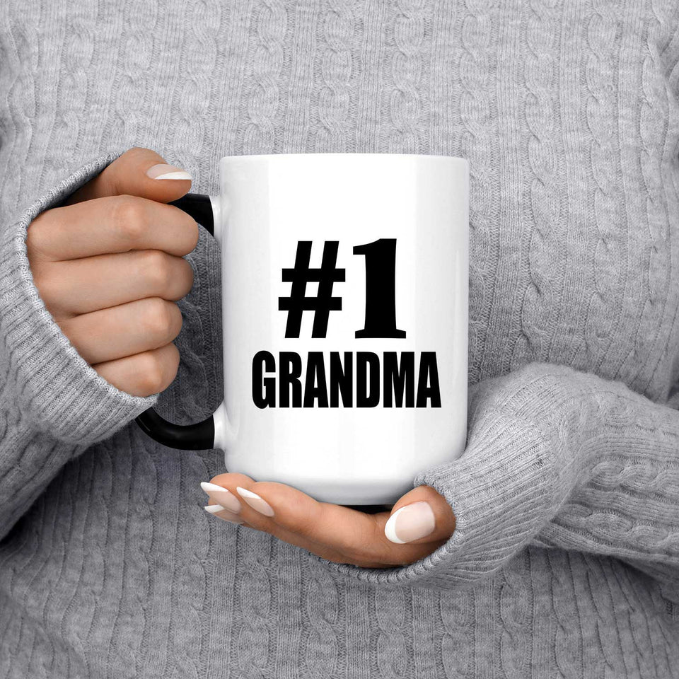 Number One #1 Grandma - 15 Oz Color Changing Mug