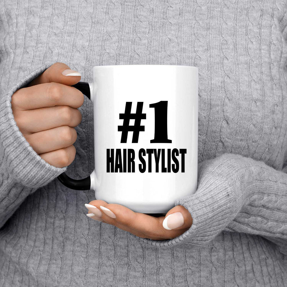Number One #1 Hair Stylist - 15 Oz Color Changing Mug